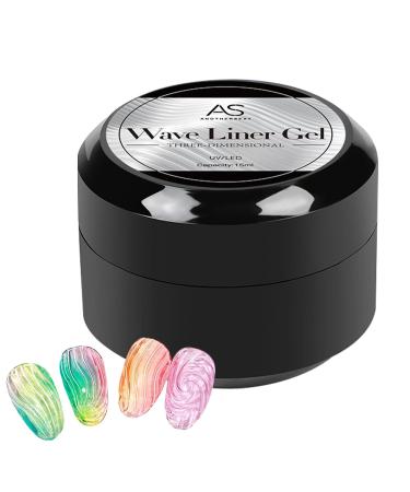 Aizuoni Solid Building Gel for Nails | Strong Adhesive Non-Sticky Hard Nail Gel | Solid Nail Polish 15ml Carving Glue Accessories UV LED Gel for Beginners