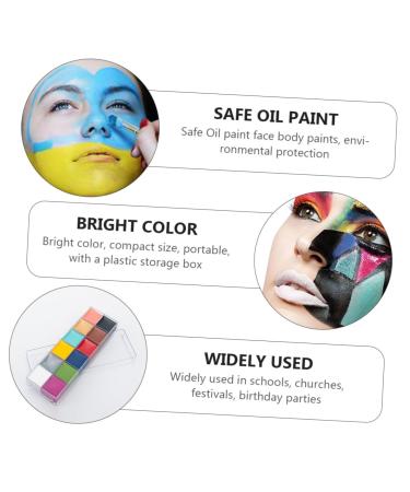 Angoily Body Painting Kit - Oil Based Face Paint for Halloween Parties & Kids Art Supplies - Buy Online on GoSupps.com