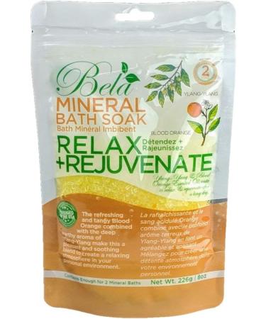Bela Mineral Bath Soaks - Natural Organic Magnesium Salt Solution with Essential Oils | 8oz Pouch Pack of 7 Gift Set - Buy Online on GoSupps.com