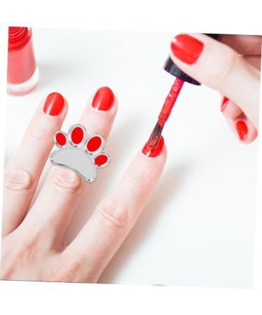 2 pi ces Palette de M lange Vernis Ongles Anneau Porte-couleur Ongles Portable pour Nail Art Pigments et Peinture Design - Buy Online on GoSupps.com