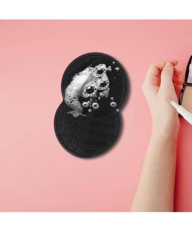 POPETPOP Makeup Brush Cleaner - Silicone Cleaning Mat for Effortless Makeup Brush Care - Buy Online on GoSupps.com