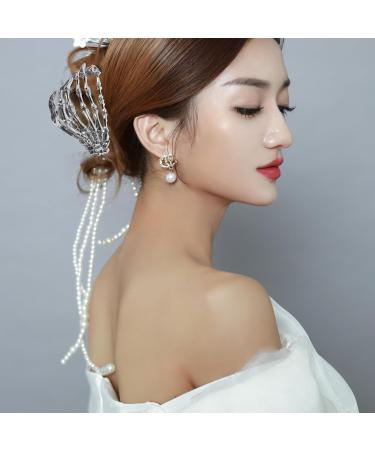 Beavorty Skeleton Metal Hair Clips Alloy Hair Clips Gunmetal Skull Metal Hair Clip Hair Styling Accessories for Thin Hair Punk - Buy Online on GoSupps.com