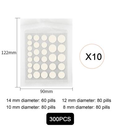 300 Pieces Invisible Pimple Patch - Natural Acne Remover Fast-Acting Waterproof Absorption - Buy Online on GoSupps.com