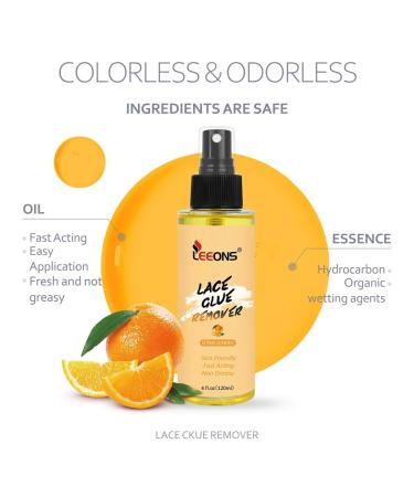 Fast Acting Lace Remover Spray 4OZ/120ML - Safe Residue Solution for Wigs Extensions & Hair Systems - No Harsh Solvents - Buy Online on GoSupps.com