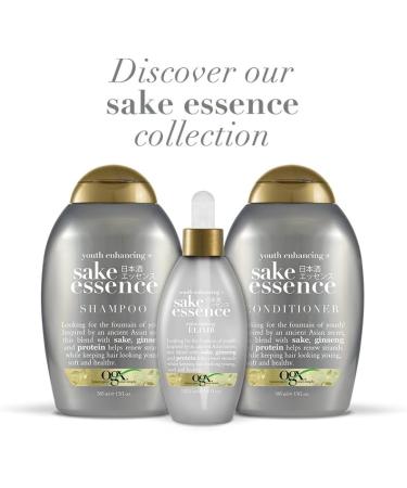 OGX Youth Enhancing + Sake Essence Rejuvenating Elixir with Dropper 3.8 Ounce Bottle - Buy Online on GoSupps.com