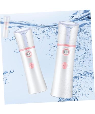 Mikinona 1pc Facial Mister Sprayer Skin Care Humidifier Portable Humidifer Spray Humidifier White 14.1x4cm White - Buy Online on GoSupps.com