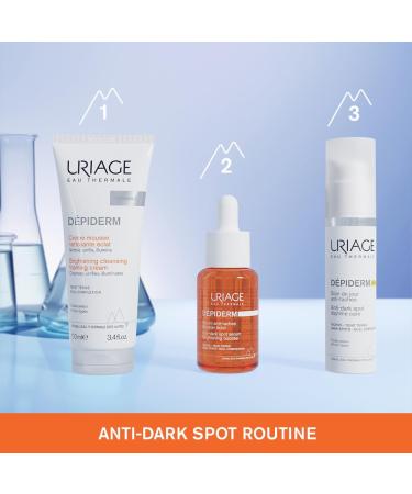 Uriage D piderm Anti-Dark Spot Serum Brightening Booster 30ml - Concentrated 20% Vitamin C Complex & Niacinamide - Reduces Dark Spots in 28 Days! 94% Natural Ingredients - Suitable for Sensitive Skin - Buy Online on GoSupps.com