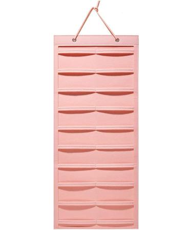 Hair Clips Storage - Felt Hair Accessories Organiser | 170g Hanging Hair Storage Organiser | Wear-Resistant Display Holder Claw Clips Holder | Hanging Hair Claw Clips Holder for Women Ladies Girls Pink - Buy Online on GoSupps.com