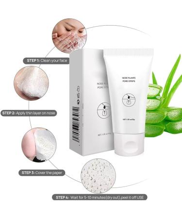 Nose Pore Strips Black Head Remover For Nose Blackhead Mask Blackhead Nasal Membranes Nose Strips Pore Strips for Blackheads Blackhead Strips Blackhead Remover for All Skin Types 30g 30 ml (Pack of 1) - Buy Online on GoSupps.com