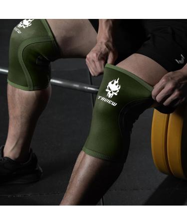 TAVIEW Knee Compression Sleeve 7MM Neoprene Support for Squats Weightlifting & Powerlifting | International Shipping Available - Buy Online on GoSupps.com