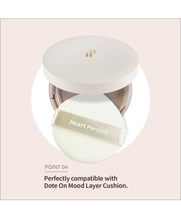 Heart Percent Dote On Mood Makeup Sponge Set - Teardrop Design Blending Puff for Liquid Cream & Powder - 2 Pack - Buy Online on GoSupps.com