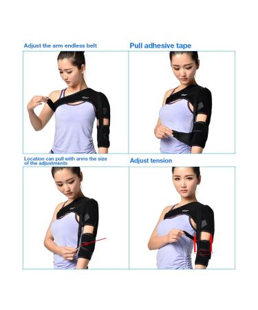 Arthrodesis Shoulder Subluxation Brace | Adjustable Neoprene Support - Breathable Comfortable & International Shipping - Buy Online on GoSupps.com