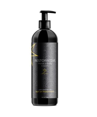 Restorative Hand and Body Cream - Body Cream for Dry Skin Hydrating Cream to Sooth and Rehydrate Skin Lavender Oil Infused Moisturizing Cream 7.70 Ounce