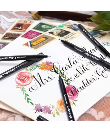 Calligraphy Pens Set - 10 Size Brush Pens for Beginners - Ideal for Hand Lettering, Drawing, Sketching, and Journaling - Buy Online on GoSupps.com