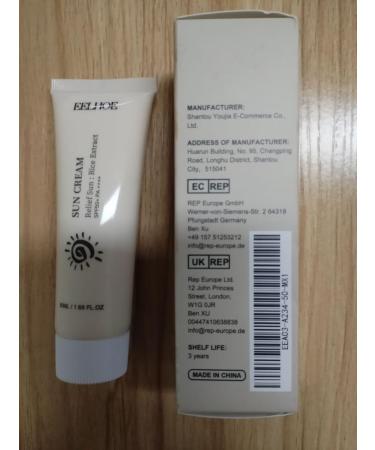 Invisible Sunscreen for Face - Rice Sunscreen Cream SPF50 PA++++ | Korean Skin Care Moisturizing UV Protection for All Skin Types - Buy Online on GoSupps.com