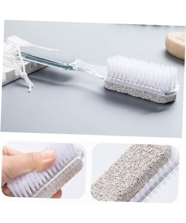 minkissy 4 1 Feet Scrubber Dead Skin Metal Scraper Nail Scraper Foot Pumice Stone Heel Pumice Stones Metal Scrubber Pumice Stone for Feet Stain Removal Fingernail Kit Bristles Smooth - Buy Online on GoSupps.com
