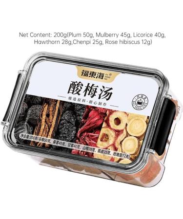  HQZMCTE Top Quality Sour Prune Soup Ingredients 200g/7.05oz Beijing Sour Prune Soup Herbal Tea - Buy Online on GoSupps.com