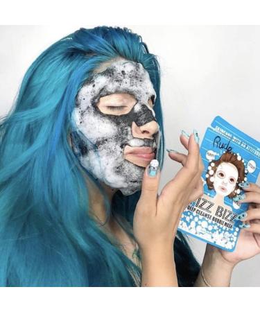 RUDE Fizz Bizz Cleanse Bubble Mask - Energizing 5-Piece Set for Refreshing Skincare | International Shipping Available - Buy Online on GoSupps.com