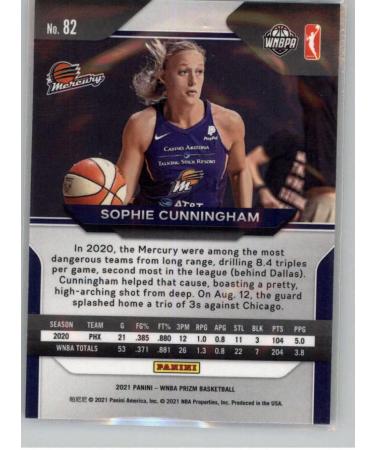 2021 Panini Prizm WNBA #82 Sophie Cunningham Phoenix Mercury Basketball Trading Card - Raw (NM or Better) - Buy Online on GoSupps.com
