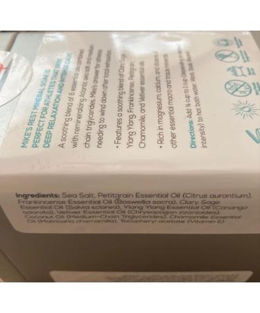 Mike's Recovery 2lb Classic Tin Mineral Soak - Bath Salt Restore - Buy Online on GoSupps.com