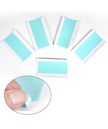 60 pieces/set replacement tapes adhesive strip for tape extensions real hair hair extension double -sided super adhesive tab tab beauty tool