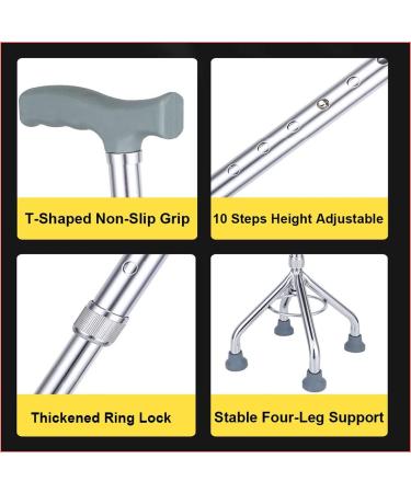 Adjustable Heavy Duty Forearm Crutches Ergonomic Crutches for Adults Non-Slip Rubber Feet Lightweight Aluminum for Men Women decorate Lucky Star Selfless dedication - Buy Online on GoSupps.com
