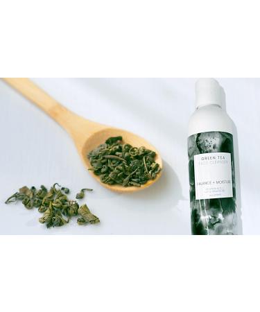 Green Tea Face Cleanser - Vitamin A C & Plant Proteins for All Skin Types | 8 oz - Shop Now - Buy Online on GoSupps.com