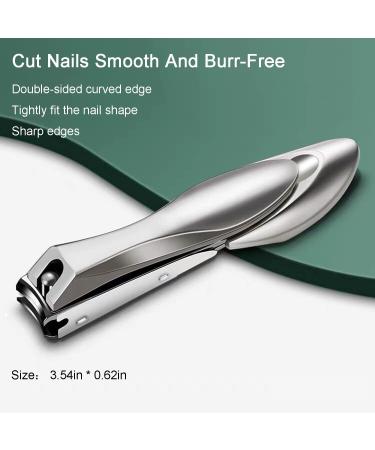 Professional Nail Clippers with Catcher for Thick Toenails - Sharp Clippers for Men and Women - Buy Online on GoSupps.com