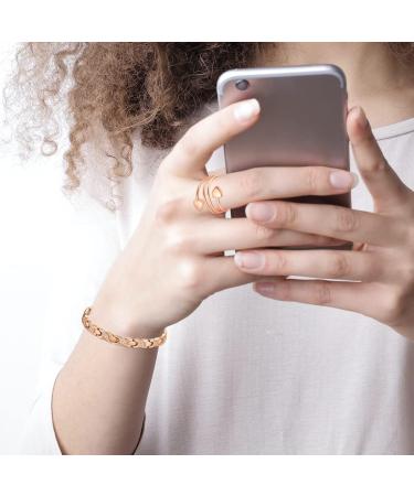 Vicmag Lymphatic Drainage Magnetic Bracelet for Women - Titanstahl Ultrast-Strong Magnets Rose Gold Crystal X Shape Gift Box Included - Buy Online on GoSupps.com