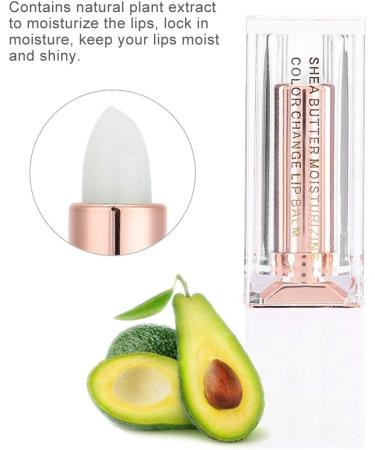 Lip Balm 3.5g Shea Butter Nourishing Moisturizing Color Changing Lip Balm Gloss Lip Care Long Lasting Lipstick Lip Care Supplies for Cracked Chapped or Dry Lips - Buy Online on GoSupps.com