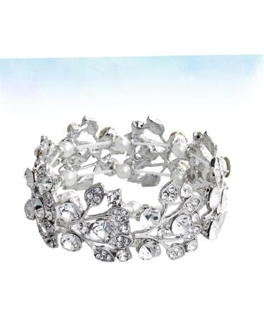 Shop Hapinary Rhinestone Tennis Bracelet - Elegant Stretchable Crystal Jewelry for Women & Brides - Buy Online on GoSupps.com