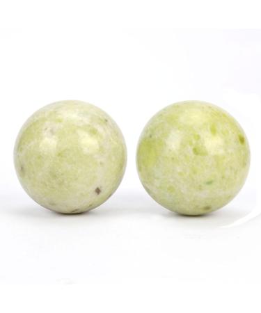 Baoding Balls - Jade Hand Massager for Neck Shoulders & Muscle Relaxation | Light Green | International Shipping - Buy Online on GoSupps.com