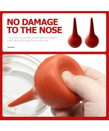 KALLORY Globe Light Bulbs 6pcs Ear Syringe Nose Aspirator for Infant Nose Sucker Nasal Aspirator for Baby Baby Bulb Syringe Red Light Bulb - Buy Online on GoSupps.com