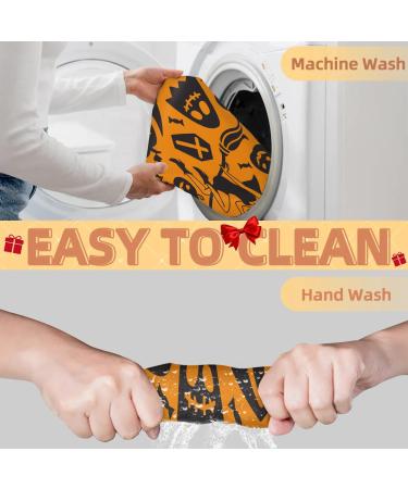 Buy Halloween Witch Cat Pumpkin Beard Bib Apron - Non-Stick Waterproof Beard Hair Catcher for Men | Perfect Grooming Gift - Buy Online on GoSupps.com