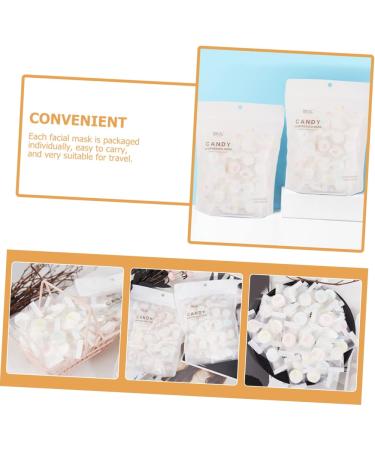 100pcs Disposable Compressed Facial Masks | Non-Woven Skincare Face Masks for Hydration & Brightening - Buy Online on GoSupps.com