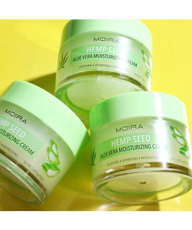 Hemp Seed Aloe Vera Moisturizing Cream - Hydrating & Nourishing | Buy Internationally Online - Buy Online on GoSupps.com