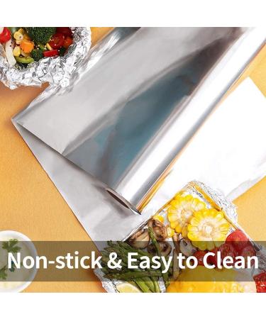 Aluminum Foil Roll 30CM 50M Long Heavy Duty Aluminum Foil Wrap for Grilling Baking Roasting Catering with Nonstick Trait - Buy Online on GoSupps.com