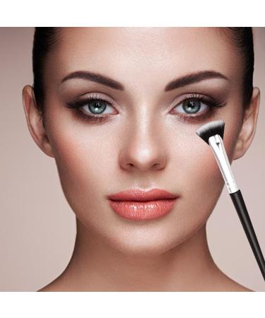 4pcs Mascara Fan Brush Set - Lash Wand Brushes for Eyelashes & Eyebrows - Black Makeup Tools for Perfect Eye Makeup - Buy Online on GoSupps.com