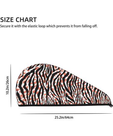 Zebra & Leopard Print Microfiber Hair Towel | Soft Super Absorbent Coral Velvet Wrap for Long Curly & Thick Hair - Buy Online on GoSupps.com