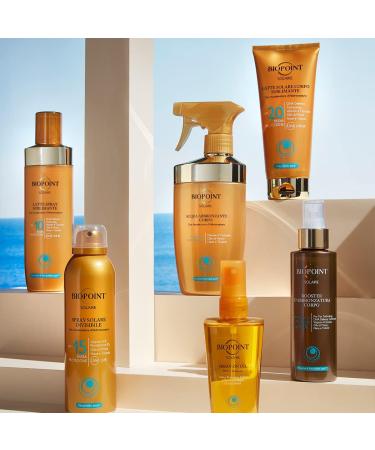  BIOPOINT Biopoint Solaire Sublime Face Sunscreen Lotion SPF 50 with Tan Accelerator Antioxidant and Moisturizing Action 50 ml with Champion Extreme Repair Shampoo 10 ml - Buy Online on GoSupps.com