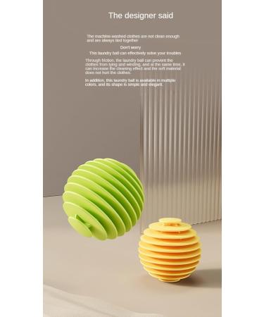 ZADFHSI Dryer Balls 3pcs Spherical Vane Lint Catcher Reusable Eco-Friendly Laundry Scrubbing Balls Household Washing Machine Laundry Ball Anti Static Ball for Reducing Wrinkles (2) - Buy Online on GoSupps.com