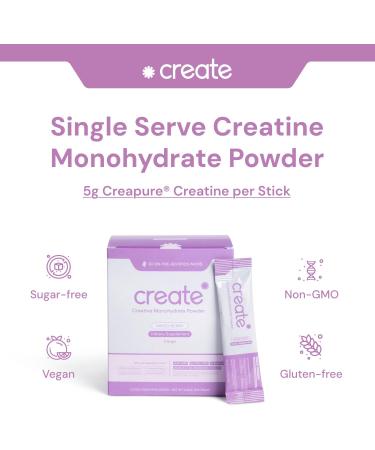 Create Single Serve Creatine Monohydrate Powder 5g Creapure Creatine | Redefining Strength, Energy & Recovery | Sugar-Free, Vegan, Non-GMO | Mixed Berry | 30 Portable Packets Mixed Berry 6.3 Ounce (Pack of 1) - Buy Online on GoSupps.com