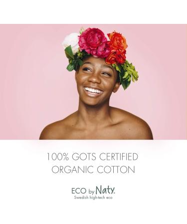 Eco by Naty Super Plus Tampons - 100% Organic Cotton, Plant-Based Vegan, 14 Count - Buy Online on GoSupps.com