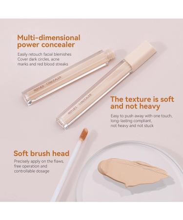 Waterproof Concealer Stick Long-Lasting Tip Concealer High Adherence Concealer Full Coverage Liquid Concealer Covers Blemishes Freckles and Dark Circles 01# - Buy Online on GoSupps.com