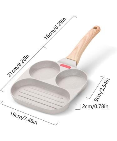 TREGOO Pan Breakfast Making Pan Non-Stick Household Frying Pan Kitchenware Kitchen Tools for Stove and Kitchen Utensils - Buy Online on GoSupps.com