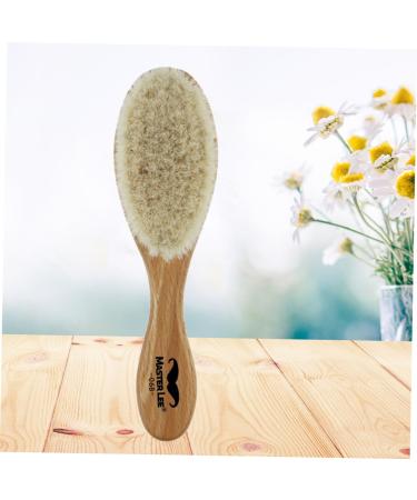 FOMIYES Baby Wool Beard & Mustache Brush | Vintage Bamboo Cleaning Tool for Men - Buy Online on GoSupps.com