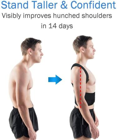 Braces & Supports Belt Shoulder Posture Unisex Magnetic Therapy Posture Corrector Brace Shoulder Back Support Belt (Size : Large) XX-Large - Buy Online on GoSupps.com