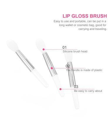 12PC Silicon Lip Brush Set - Mini Professional Makeup Tools for Eyebrow Lipstick Balm & Color Application - High-Quality Cosmetics Brushes - Buy Online on GoSupps.com