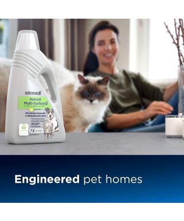 BISSELL Natural Multi Surface Floor Cleaning Solution 1L - Pet & Family Safe - Plant Based Ingredients - 3122 White 1 l - Buy Online on GoSupps.com