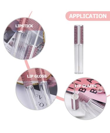 Beaupretty 6-Pack Lip Gloss & Balm Bottles with Magic Wand | Empty Cosmetic Tubes for Lipstick & Gloss - Durable ABS - Buy Online on GoSupps.com